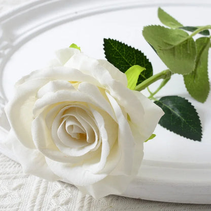 Skorter | 20 pieces Realistic Velvet Silk Rose Bouquet