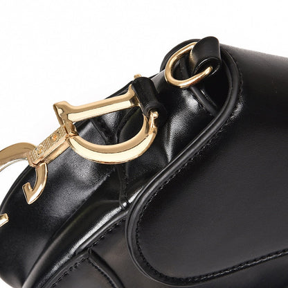 Skorter | Luxurious Women's Shoulder Bag - exclusive PU - leather Saddle Bag
