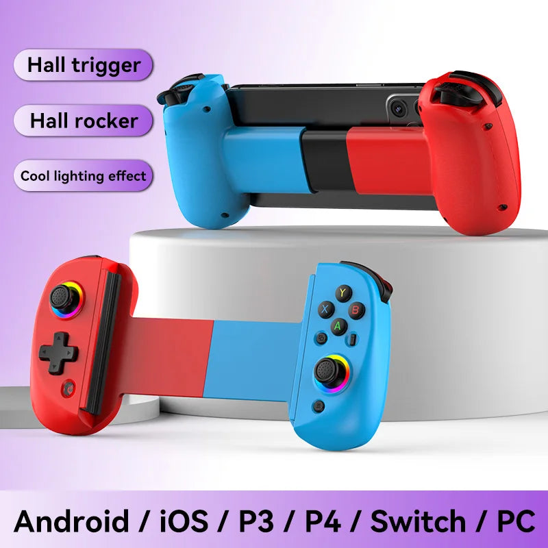 Skorter | BSP D8 RGB Wireless Tablet Controller with Bluetooth Stretching Joystick for Switch Gaming