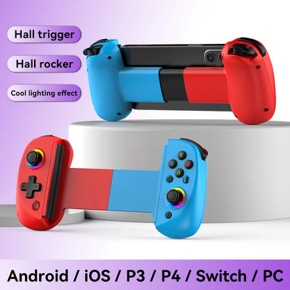 Skorter | BSP D8 RGB Wireless Tablet Controller with Bluetooth Stretching Joystick for Switch Gaming