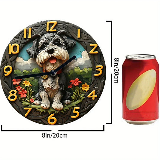 Skorter | Chic Silent Schnauzer Wall Clock