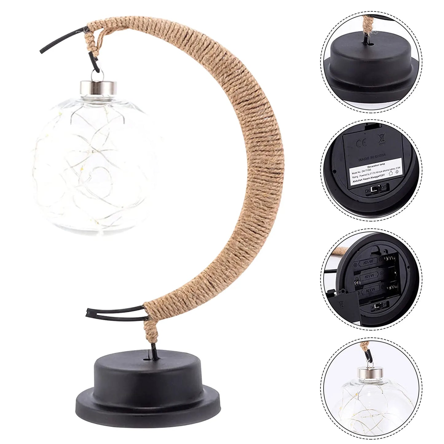 Skorter | LED Lunar Lamp - Enchanted Moon Night Light for Bedroom, Nursery & Home Decor