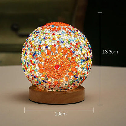 Skorter | BohoGlow - LED Desk Lamp in Bohemian Style – Dimmable, Vintage Appearance