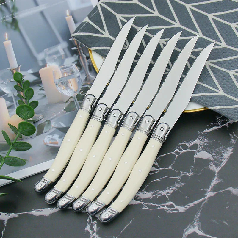 Skorter | IvoryElegance – Luxury Laguiole Cutlery Set with Timeless Style