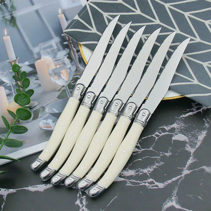 Skorter | IvoryElegance – Luxury Laguiole Cutlery Set with Timeless Style