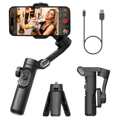 Skorter | 3-Axis Smartphone Gimbal Stabiliser with AI Tracking & Face Detection – Alvion