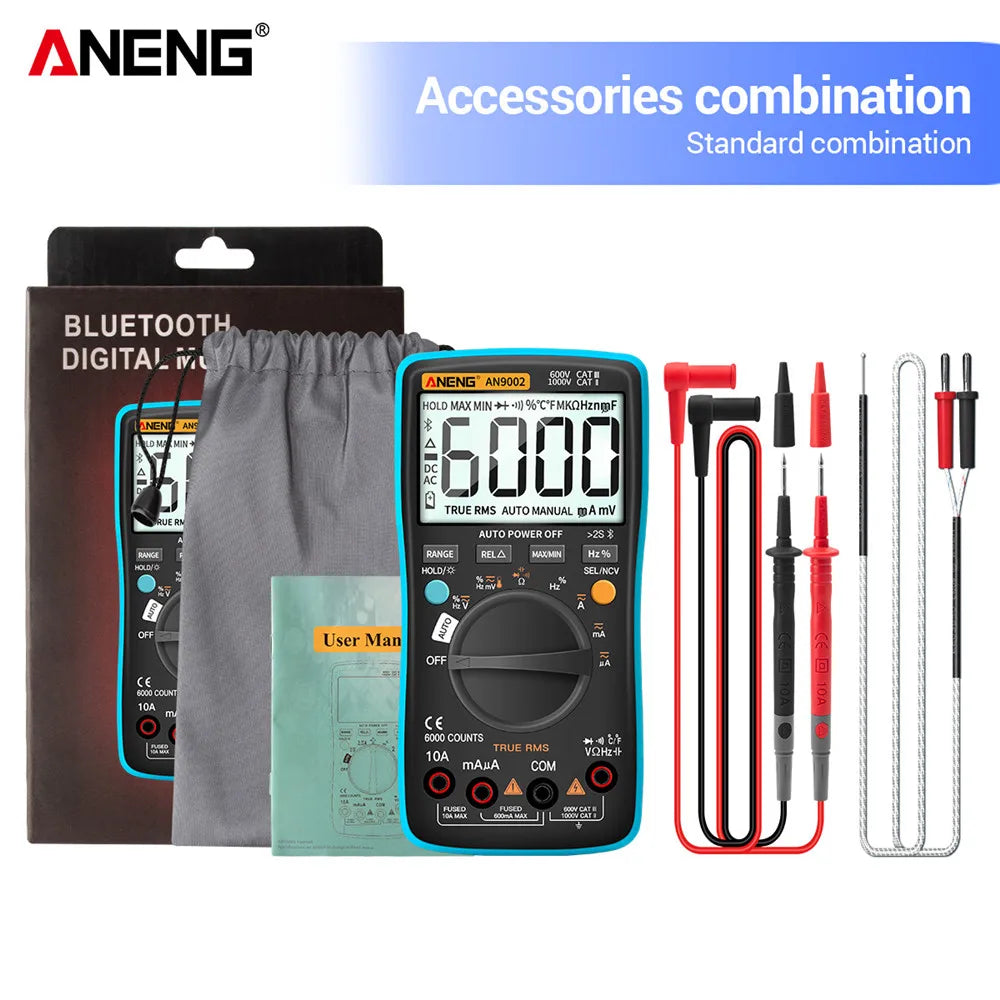 Skorter | Bluetooth Digital Multimeter with True RMS - AN9002