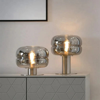 Skorter | Scandinavian Glass Table Lamp – AuroraForm E27