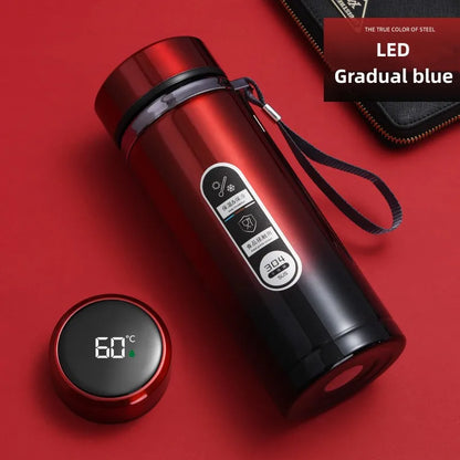 Skorter | 800ml-1L Stainless Steel Thermos – Portable Vacuum Flask with LED Temperature Display