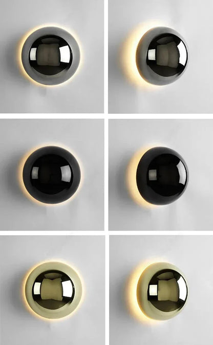 Skorter | AuroraLume – Nordic Wall Lamp in Aluminium and Acrylic