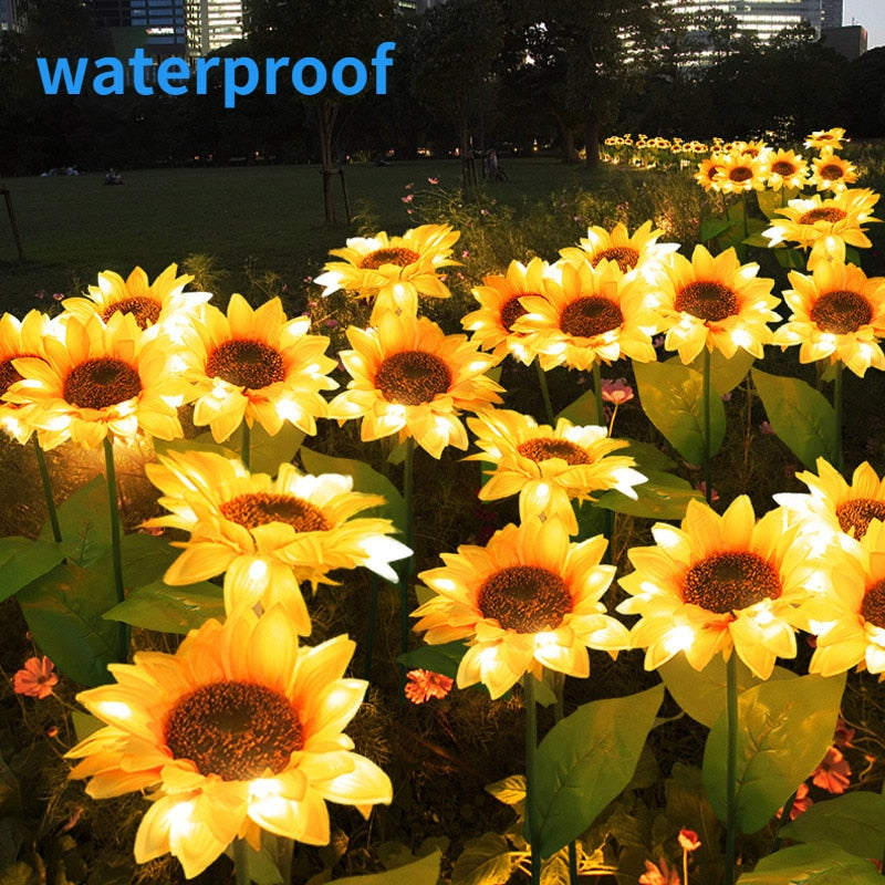 Skorter | Sunflower Waterproof Solar Led Garden Lights