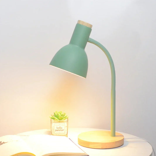 Skorter | Autumn and Winter Lighting | Nordic Creative Wood Art Iron LED Desk Lamp - Moxie