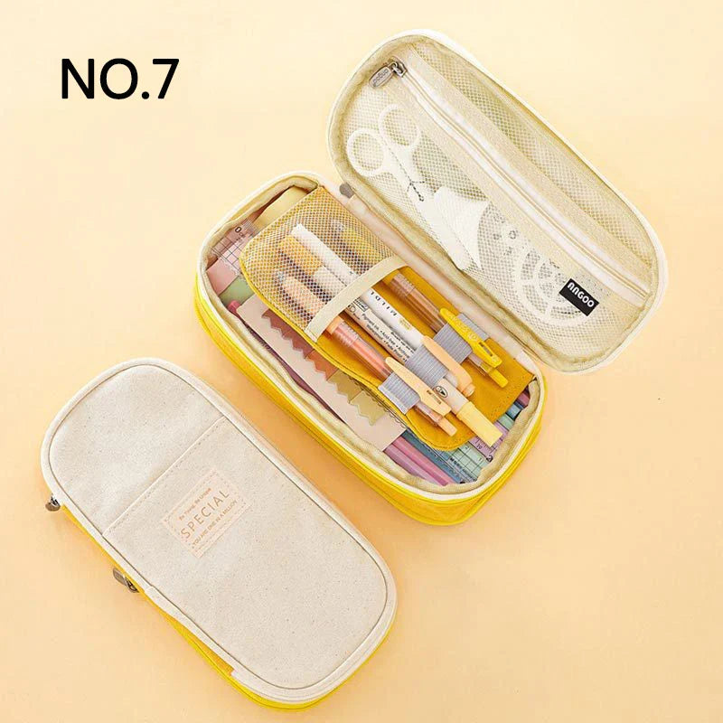 Skorter | Pennfodral med två lager