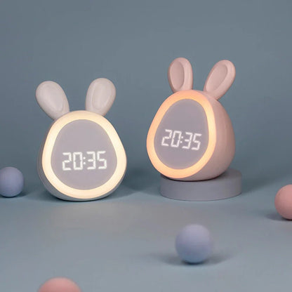 Skorter | WakkerKonijn – Kids alarm clock with LED night light and playful rabbit design
