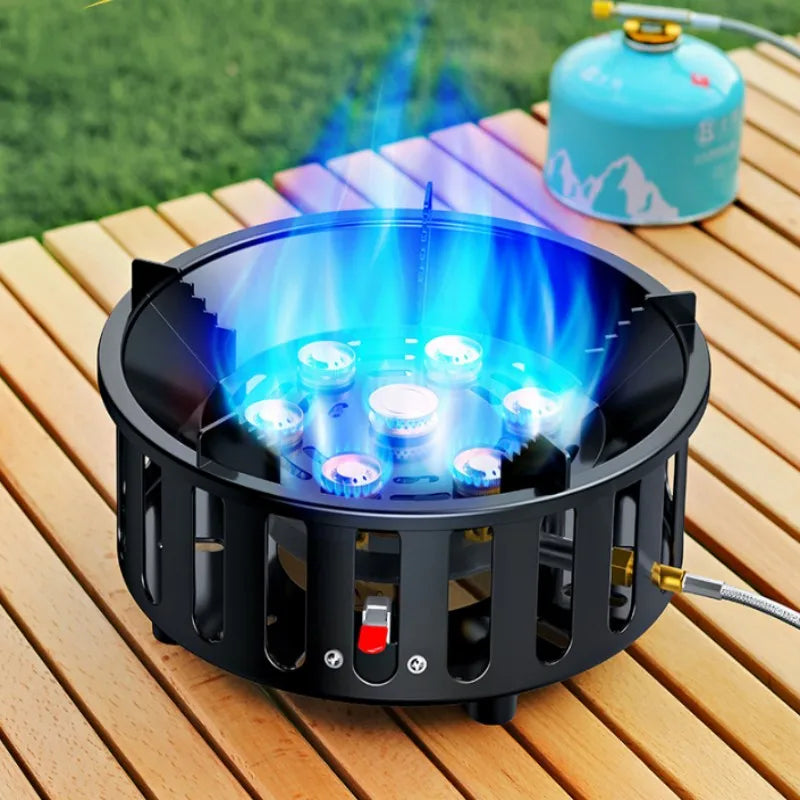 Skorter | 7-Core Portable Camping Gas Stove with Electronic Ignition – Kael