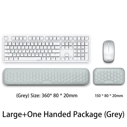 Skorter | Ergonomic Memory Foam Wrist Rest Mouse Pad - Office Typing & Notebook Support