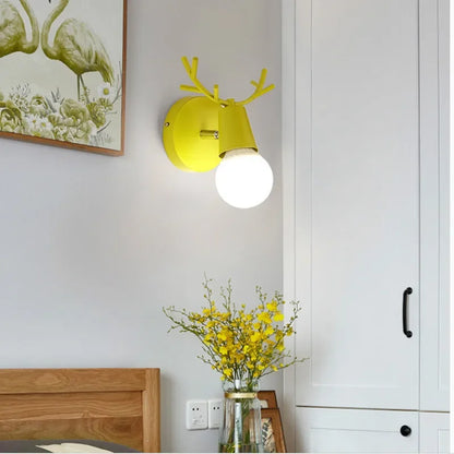 Skorter | AntlerGlow - Modern Adjustable Children's Room Wall Lamp