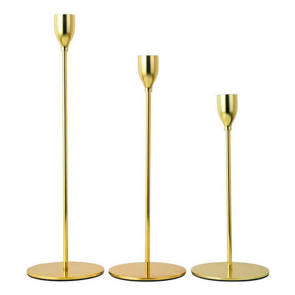 Skorter | 3-piece set metal candle holder