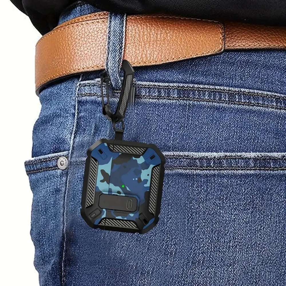 Skorter | Camouflage Security Lock AirPods Case