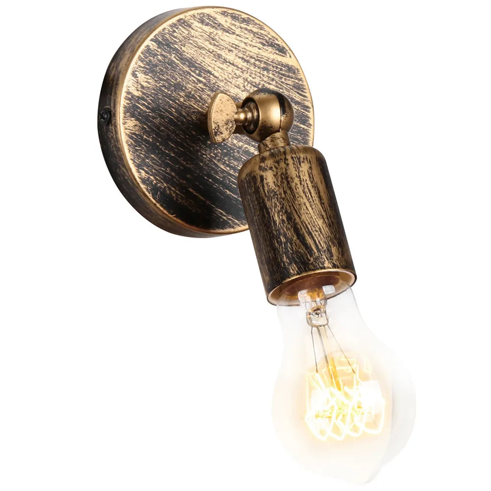 Skorter | IndustrialBronze - Adjustable Retro Wall Lamp for Atmospheric Lighting