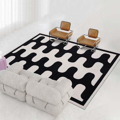 Skorter | Checkerboard Plush Bedroom Carpet