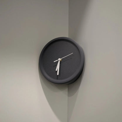 Skorter | SilentCorner - Silent Wall Clock without Drilling for Corners in the House