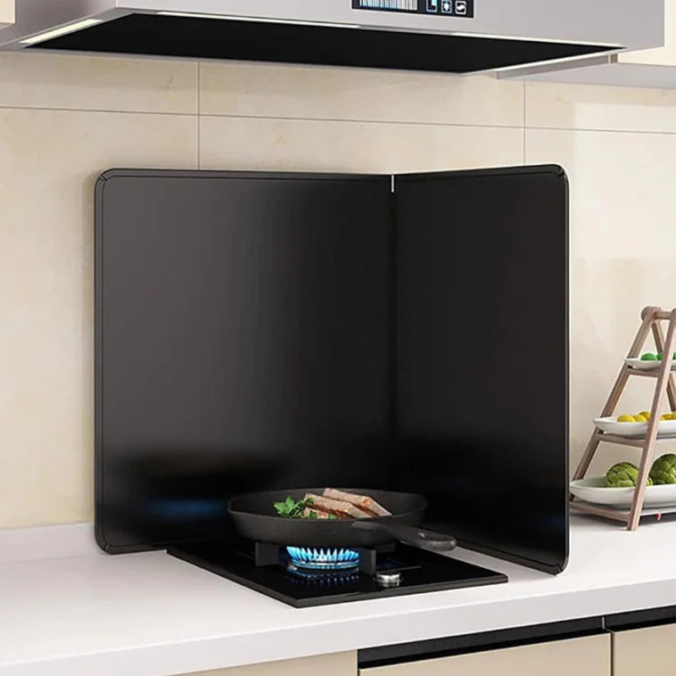 Skorter | Foldable Stainless Steel Grease Splash Guard 2-Sided Oil Protector – CookShield