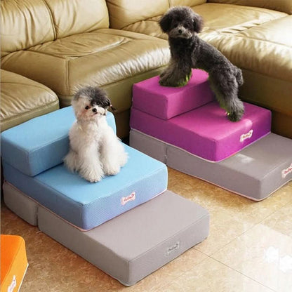 Skorter | DOGSTEP PRO – Luxury Dog Stair for Joint-Friendly Climbing onto Sofa & Bed