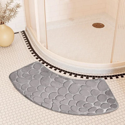 Skorter | Curved Non-Slip Bathroom Mat with Ergonomic Design