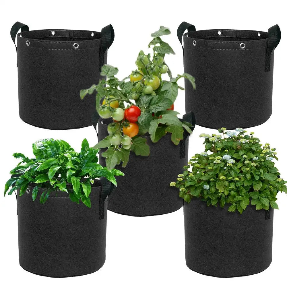Skorter | Felt plant sack with carrying handles – Breathable and durable for garden plants and flowers