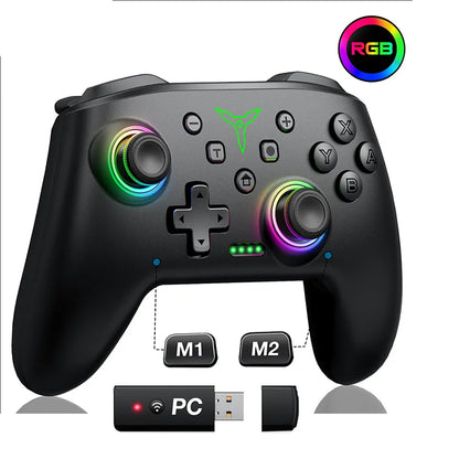 Skorter | Wireless Switch Pro Controller with Joystick and Double Vibration Compatible for Switch OLED/Lite Remote Gamepad