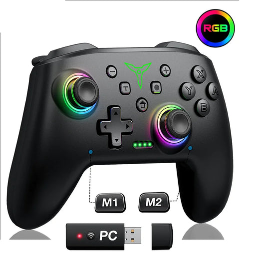 Skorter | Wireless Switch Pro Controller with Joystick and Double Vibration Compatible for Switch OLED/Lite Remote Gamepad