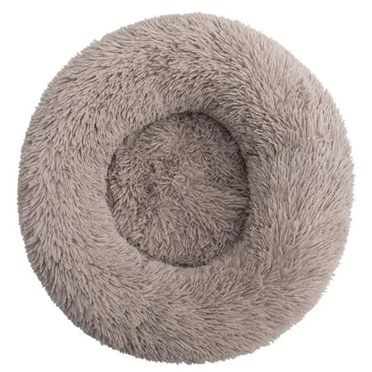 Skorter | CozyNest Plush Round Pet Bed – Washable & Non-Slip
