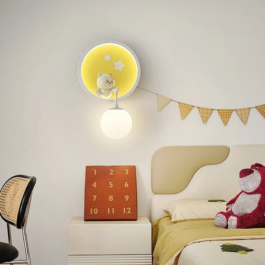 Skorter | RomanticWall - Children's Room Wall Lamp with Animal Motif