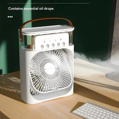 Skorter | AirCooler Pro 3-in-1 Fan, Air Conditioning and Humidifier with 7-Color LED Light