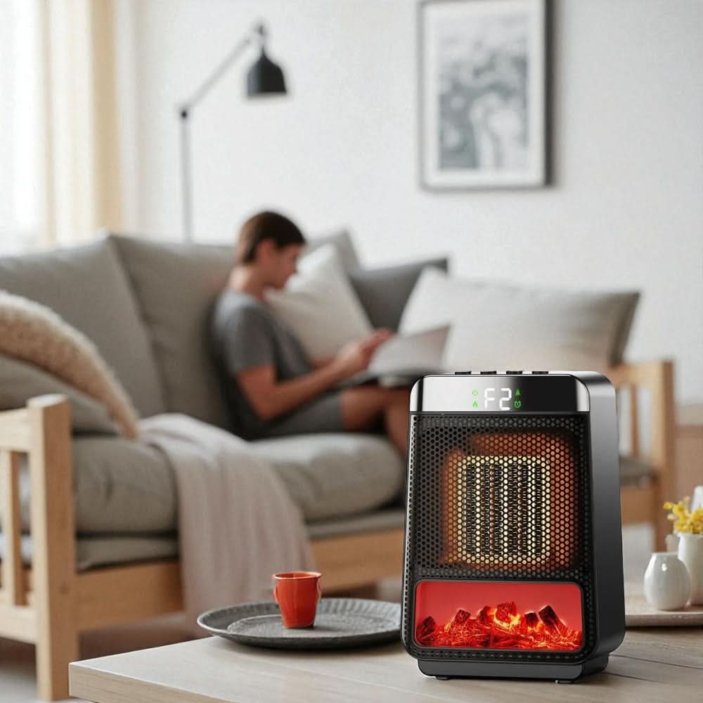 Skorter | Compact Electric Heater with Adjustable Fan