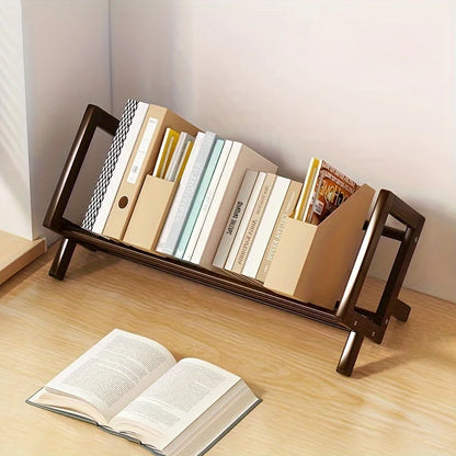 Skorter | Compact Bamboo Desktop Storage Shelf