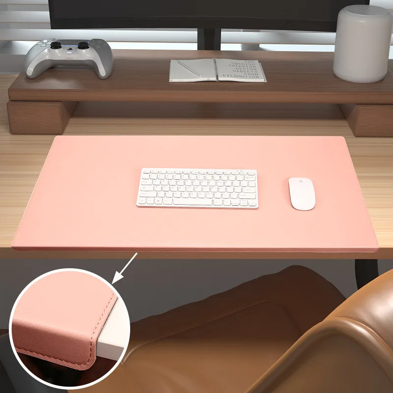 Skorter | Ergonomic PU Leather Desk Mat – Wrist & Elbow Support with Non-Slip Surface for Office & Gaming