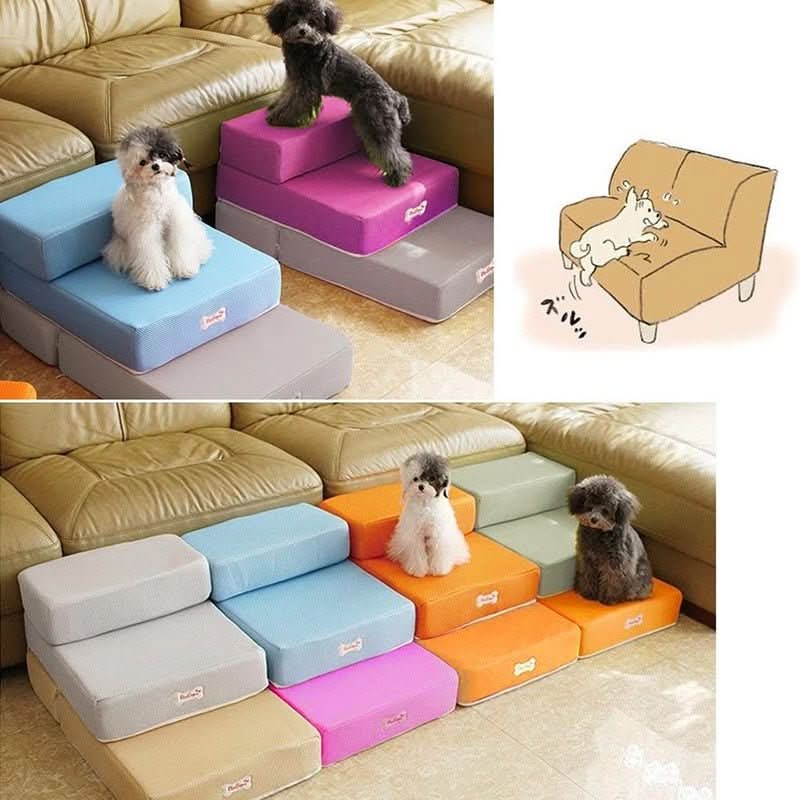 Skorter | DOGSTEP PRO – Luxury Dog Stair for Joint-Friendly Climbing onto Sofa & Bed