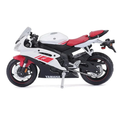 Skorter | 1:18 Scale Yamaha R6 Alloy Roller Sportbike Figures Diecasts Kids Toy Motorcycle Racing Model Replicas Collector's Gift for Boys
