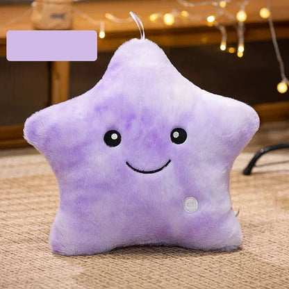Skorter | LED Star Plush Light - Soft Glow Star Pillow Doll, Plush Toy for Kids & Home Decor, Perfect Birthday Gift
