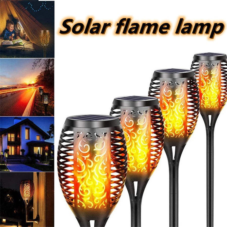 Skorter | Outdoor LED Solar Artificial Flame Lamp