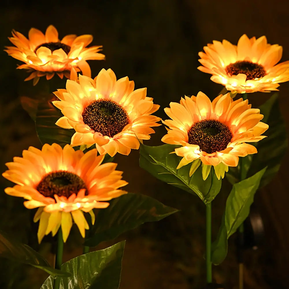 Skorter | SolarBloom Waterproof Solar-Powered Sunflower Lamp