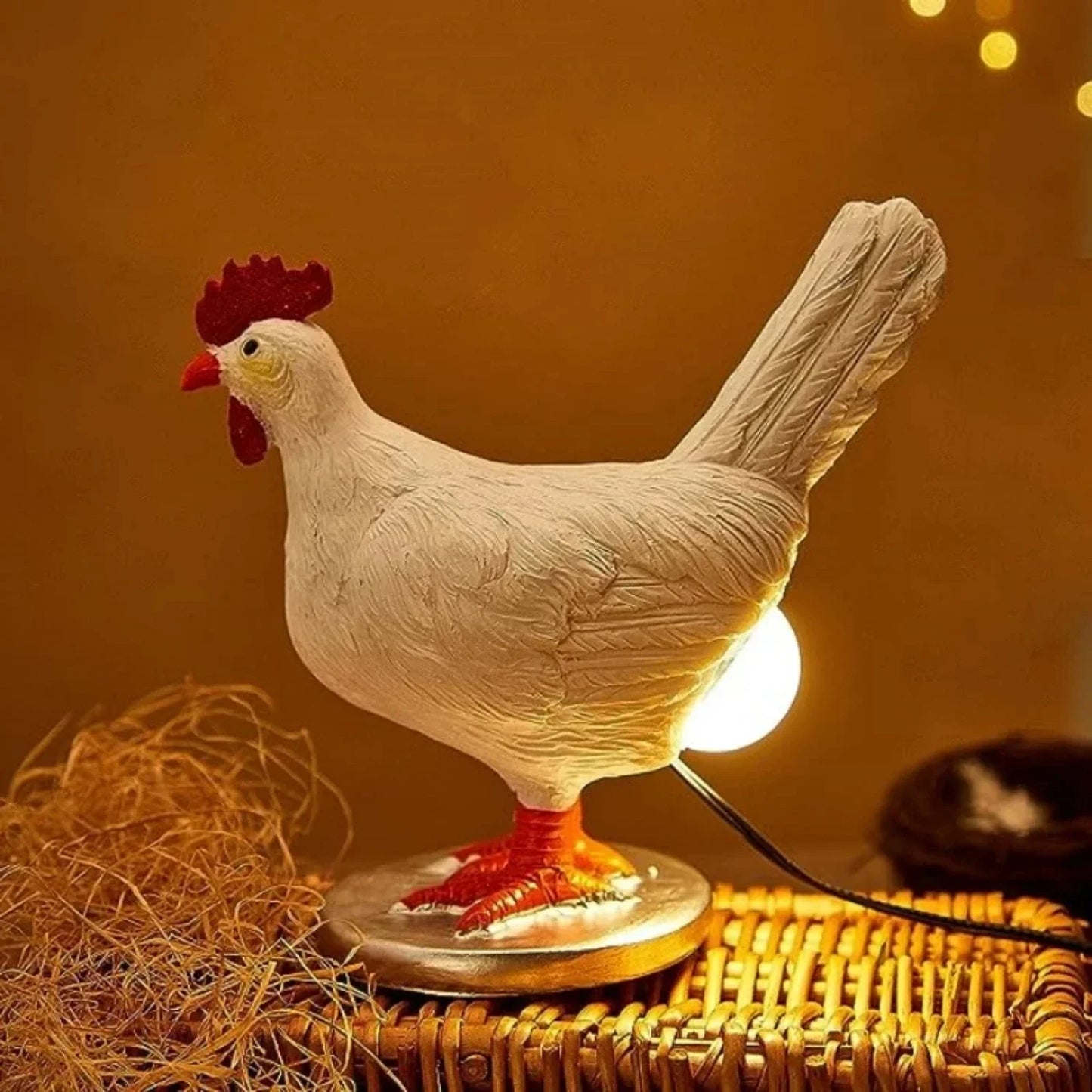 Skorter | Farmhouse Chicken Table Lamp