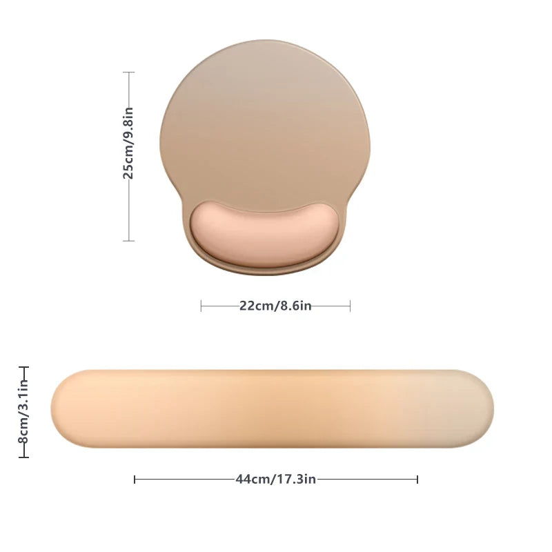 Skorter | Ergonomic Mouse Pad with Wrist Support & Anti-Slip Silicone Base