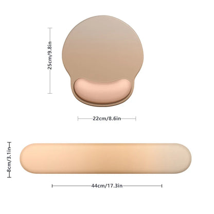 Skorter | Ergonomic Mouse Pad with Wrist Support & Anti-Slip Silicone Base