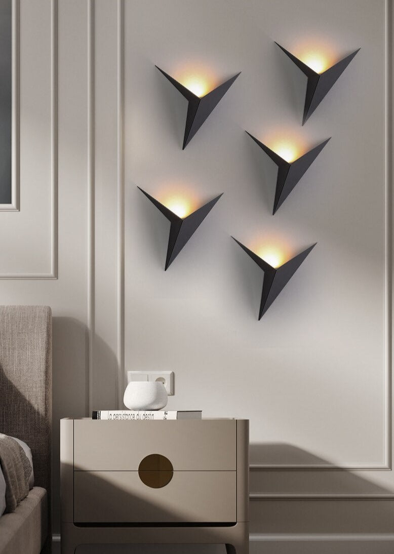 Skorter | TriGlow – Triangular Wall Lamp for Sleek, Modern Lighting