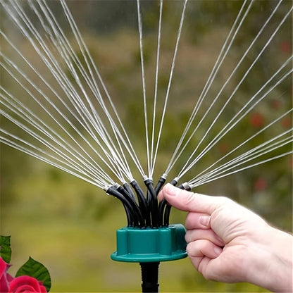 Skorter | 12-in-1 Garden Irrigation System – Adjustable Sprinkler with 360-Degree Irrigation