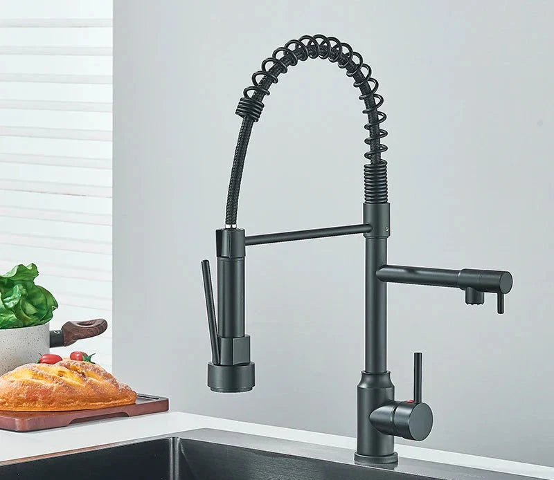 Skorter | FlexiNickel – 360° Swivel Kitchen Mixer Tap