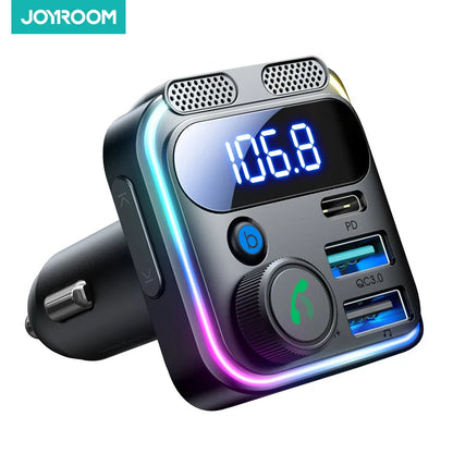 Skorter | Bluetooth 5.3 FM Transmitter Car Charger with PD&QC3.0